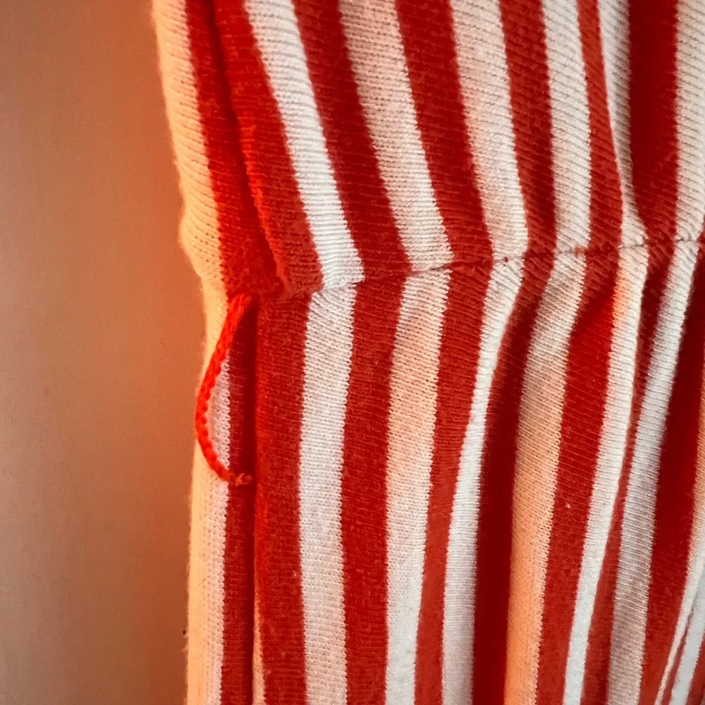 Anthropologie Saturday Sunday Orange/White Striped Dress, Size Small - Picture 5 of 7